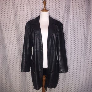 Genuine leather Nichole Miller Coat